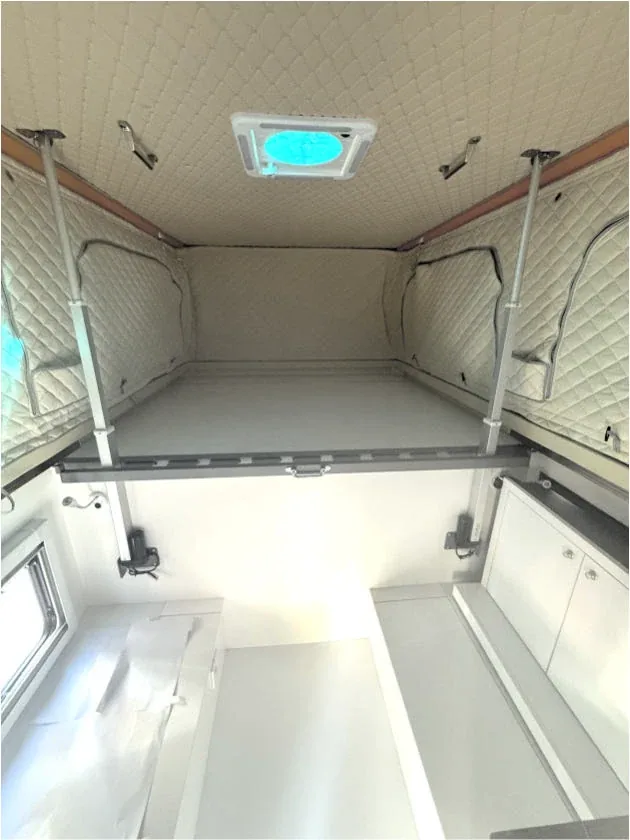 Interior finished in the cream grey colour scheme